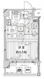 レガリス品川南大井パークサイド 4階 間取り図