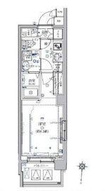 クレイシア菊川 4階 間取り図