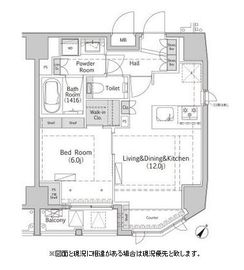 NJKマーキス表参道 1303 間取り図