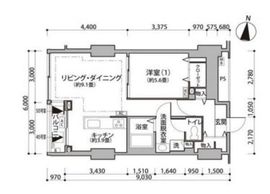 東雲キャナルコートCODAN 12-505 間取り図