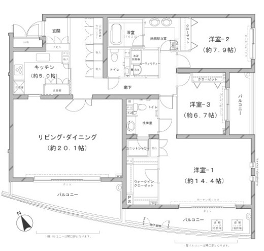MFPRコート代官山 309 間取り図