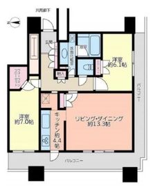 ラクシア品川ポルトチッタ 8階 間取り図