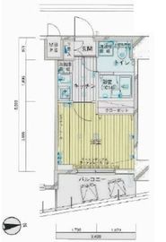 OLIO麻布十番 (オリオ麻布十番) 2階 間取り図