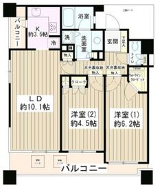 両国パーク・ホームズ 5階 間取り図