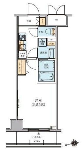 リージア経堂イーストプレイス 708 間取り図