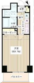 エスペラル池袋 1002 間取り図