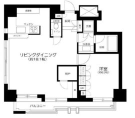 サンウッド目白台 6階 間取り図