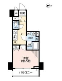 プレール・ドゥーク文京湯島 5階 間取り図