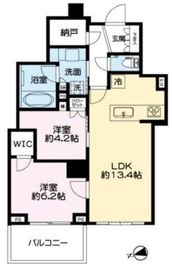 ブランズ本郷真砂 3階 間取り図