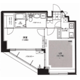 サウンドおしあげ 1301 間取り図