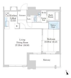 大崎ガーデンレジデンス 909 間取り図