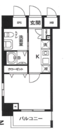 グランティアラ芝大門 11階 間取り図