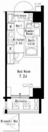 パークアクシス板橋本町弐番館 704 間取り図