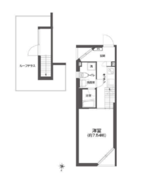 プラティーク白金 501 間取り図