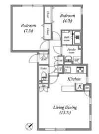 パセオ高田馬場3 303 間取り図