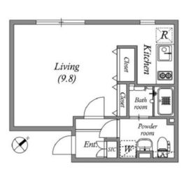 パセオ高田馬場3 203 間取り図