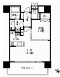 THE ROPPONGI TOKYO CLUB RESIDENCE 19階 間取り図