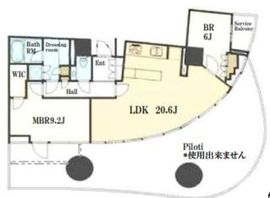 パークコート青山ザ・タワー 2階 間取り図