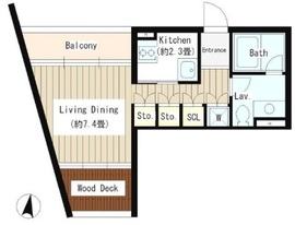 富ヶ谷アパートメント 603 間取り図