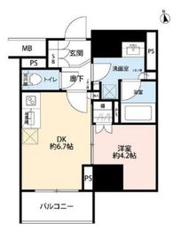 ザ・パークハウス上野 5階 間取り図