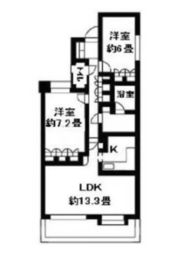 クリオ恵比寿弐番館 4階 間取り図