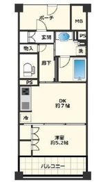 アトラス諏訪町レジデンス 2階 間取り図