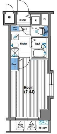 グランド・ガーラ三田 6階 間取り図