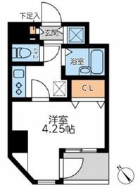 フォレシティ六本木 401 間取り図