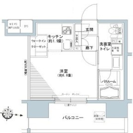 パークキューブ板橋本町 1113 間取り図