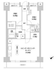 アウルコート南池袋 604 間取り図