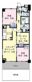 レグノ・スイート三軒茶屋 1階 間取り図