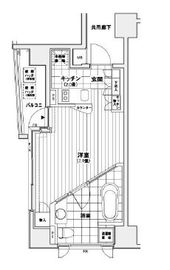 カスタリア銀座 1005 間取り図