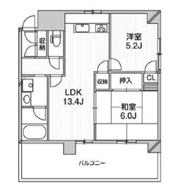 アーバンフラッツ芝浦 1004 間取り図