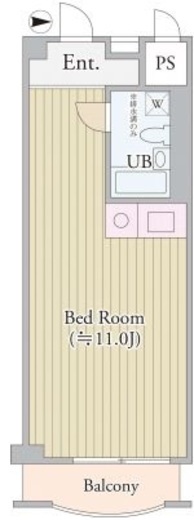 パークグレース新宿 301 間取り図