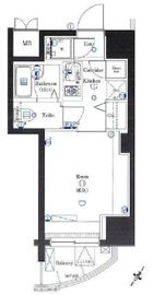 リクレイシア三田 9階 間取り図