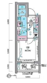 ジェノヴィア大崎スカイガーデン 2階 間取り図