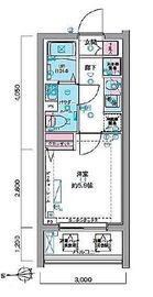 ジェノヴィア大崎スカイガーデン 3階 間取り図