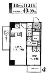 エムフラット秋葉原 402 間取り図