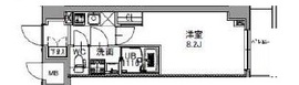 S-RESIDENCE王子west (エスレジデンス王子ウエスト) 203 間取り図