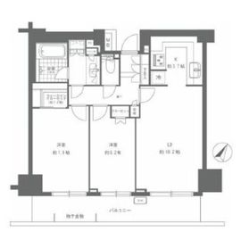 高田馬場四丁目パーク・ホームズ 10階 間取り図