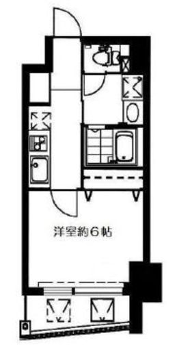 レジーナエビス 704 間取り図