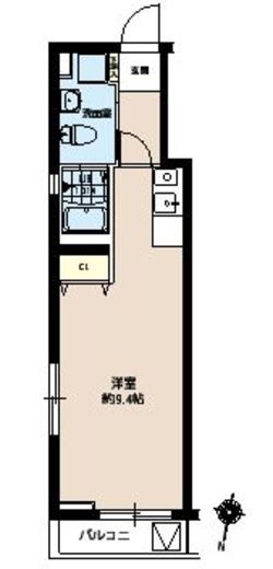 プロスパー小石川 303 間取り図