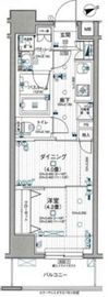 日神デュオステージ浅草三筋 10階 間取り図