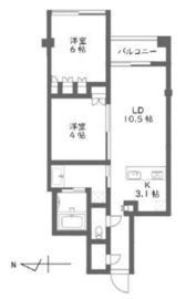 ブラントン神楽坂 5階 間取り図