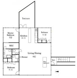 TOGO HOUSE（東郷ハウス） 3階 間取り図