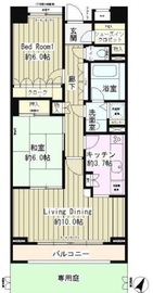 上野毛パーク・ホームズ アダージオ 1階 間取り図