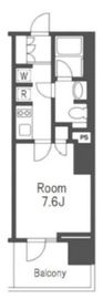 プラウド高田馬場 2階 間取り図