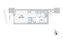 ライオンズフォーシア五反田 203 間取り図