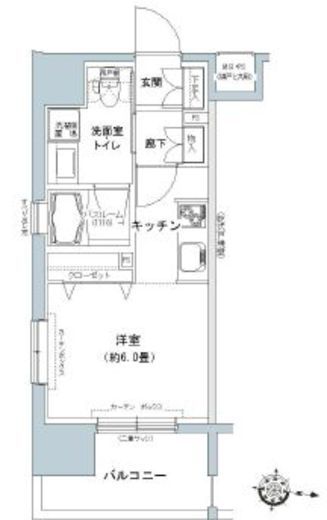 パークキューブ板橋本町 908 間取り図