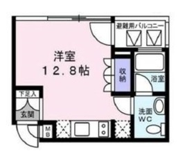 アリス・マナーガーデン銀座ウォーク 802 間取り図